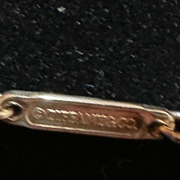 Genuine Tiffany & Co. Atlas Cube Sterling Silver 925 Necklace w/bag and box - Picture 4 of 6